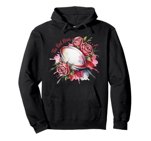 England Rugby Englische Flagge Rugby England Frauen The Red Roses Pullover Hoodie von England Rugby New Tees