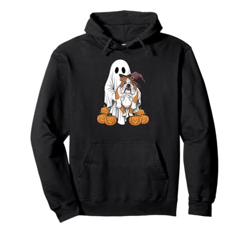 Ghost Englische Bulldogge Kürbis Halloween Kinder Herren Damen Pullover Hoodie Ghost Englische Bulldogge Kürbis Halloween Kinder Herren Damen Pullover Hoodie von English Bulldog Cute Halloween Outfits Boy Girl