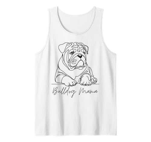 Englische Bulldogge, Mama, Bulldogge, Mutter, niedlich, Linienkunst, künstlerisch Tank Top Englische Bulldogge, Mama, Bulldogge, Mutter, niedlich, Linienkunst, künstlerisch Tank Top von English Bulldog Lover Beautiful Dog Gift Design