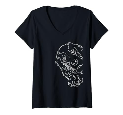 Damen Hund English Cocker Spaniel T-Shirt mit V-Ausschnitt Damen Hund English Cocker Spaniel T-Shirt mit V-Ausschnitt von English Cocker Spaniel Geschenke