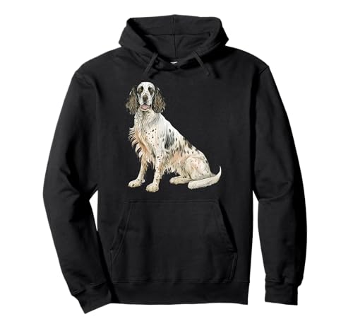Gedenkstätte für Hunde/Mama/Papa/Welpenzüchter Pullover Hoodie Gedenkstätte für Hunde/Mama/Papa/Welpenzüchter Pullover Hoodie von English Setter Dog Tees NYC