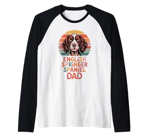 Herren Retro English Springer Spaniel Dad Sprocker Raglan Herren Retro English Springer Spaniel Dad Sprocker Raglan von English Springer Spaniel Gifts