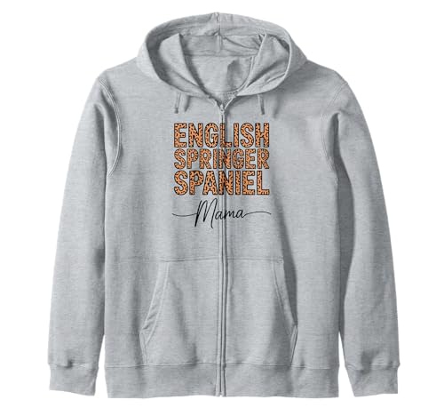 Leopardenmuster English Springer Spaniel Mama Kapuzenjacke Leopardenmuster English Springer Spaniel Mama Kapuzenjacke von English Springer Spaniel Gifts