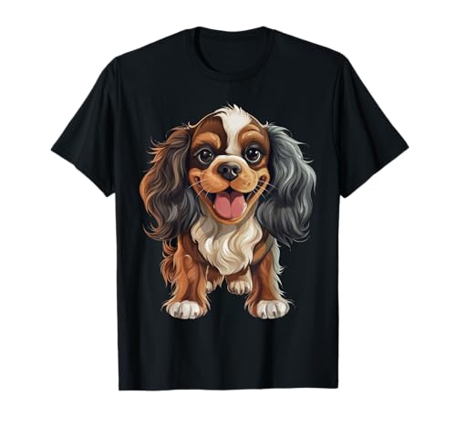 Englisches Spielzeug Spaniel Hund Mama Papa Welpe Züchter Gedenkstätte T-Shirt von English Toy Spaniel Dog Tees NYC