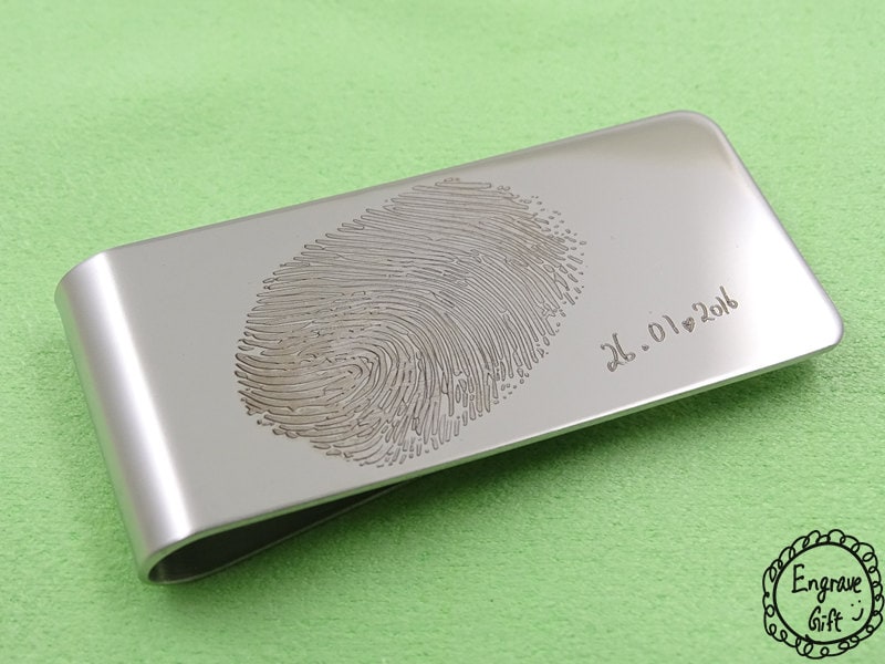 Graviertes Edelstahl Geldklammer Lesezeichen - Gedenkstätte Oder Geschenk Vison Clip Graviertes Edelstahl Geldklammer Lesezeichen - Gedenkstätte Oder Geschenk Vison Clip von EngraveGift