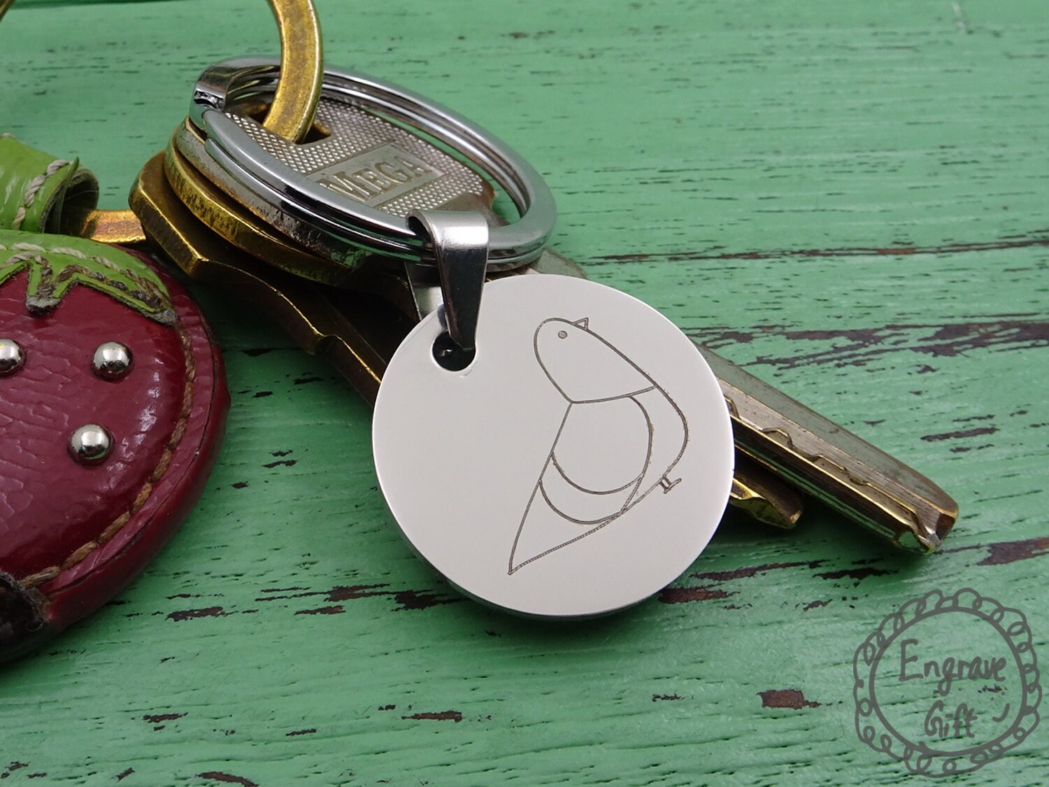 Personalisierte Schlüsselanhänger - Bag Tag Disc von EngraveGift