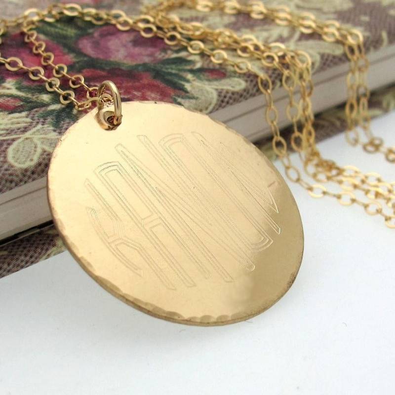 Große Monogramm Halskette Gold Initialen Anhänger Gefüllt Schmuck Personalisierte Geburtstagsgeschenk Für Sie Große Monogramm Halskette Gold Initialen Anhänger Gefüllt Schmuck Personalisierte Geburtstagsgeschenk Für Sie von EngravedJewelry