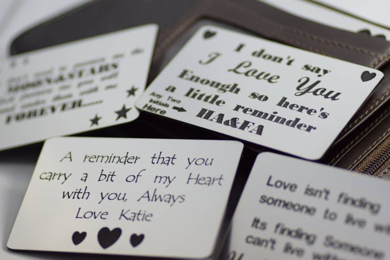 Personalisierte Geldbörse Mit Gravur Herzliches Andenken von EngravingBrothers