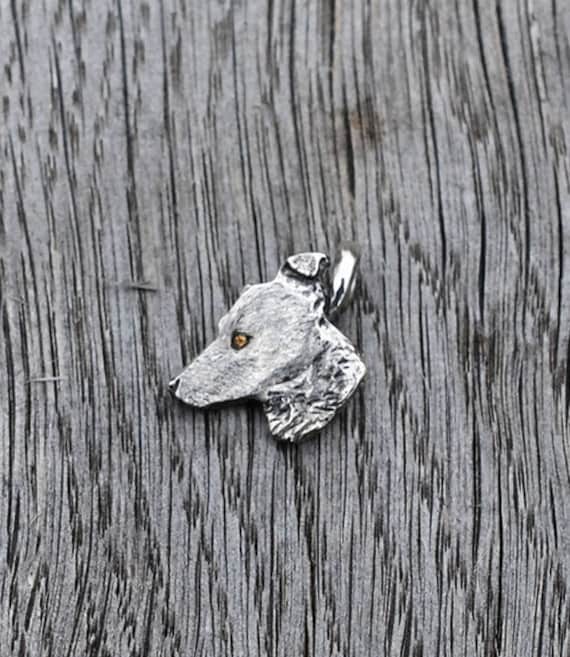 Benutzerdefinierte Hund Anhänger, Silber Gold Schlüsselanhänger, Denkmal Haustier Denkmal, Schmuck von Enigmahorse