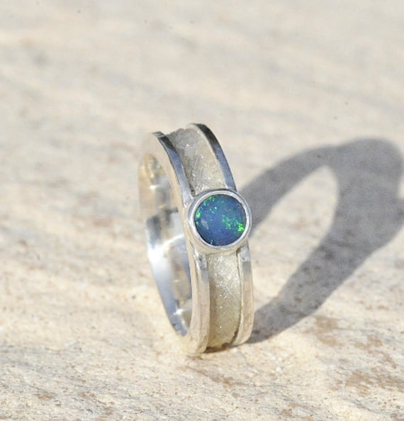 Benutzerdefinierte Rosshaar-Ring, Sterling Silber Rosshaar Ring 9Ct Gold Opal-Pferd-Haar-Ring, Haustier Pelzring, Asche-Ring Benutzerdefinierte Rosshaar-Ring, Sterling Silber Rosshaar Ring 9Ct Gold Opal-Pferd-Haar-Ring, Haustier Pelzring, Asche-Ring von Enigmahorse