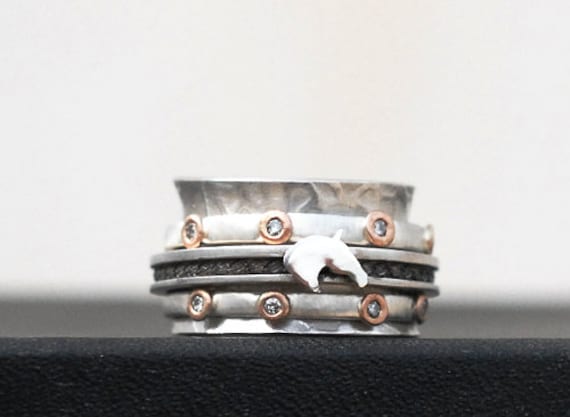 Rosshaar-Ring, Benutzerdefinierte Spinner Ring, 9Ct Gold Rosshaar Asche-Ring, Haustier Pelzring, Gedenkring Rosshaar-Ring, Benutzerdefinierte Spinner Ring, 9Ct Gold Rosshaar Asche-Ring, Haustier Pelzring, Gedenkring von Enigmahorse