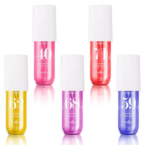 5PCS Parfüm, Bodyspray, Fruchtiges Parfüm für Frauen, Par füm Damen, Parfümspray, Körperspray, Körperduftparfüm, Duftnebel, Langanhaltendes Par füm Damen 5PCS Parfüm, Bodyspray, Fruchtiges Parfüm für Frauen, Par füm Damen, Parfümspray, Körperspray, Körperduftparfüm, Duftnebel, Langanhaltendes Par füm Damen von Enigmapn