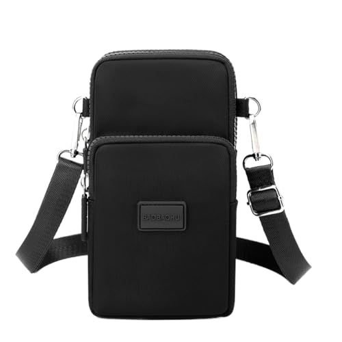 Handytasche Zum Umhängen Damen Handy Tasche Damen Umhänge Handy Handtasche Zum Umhängen Handytasche Mit GeldböRse Zum UmhäNgen Handy UmhäNgetasche Handy UmhäNgetasche für Ausflug Einkauf (Schwarz) von Eniyou