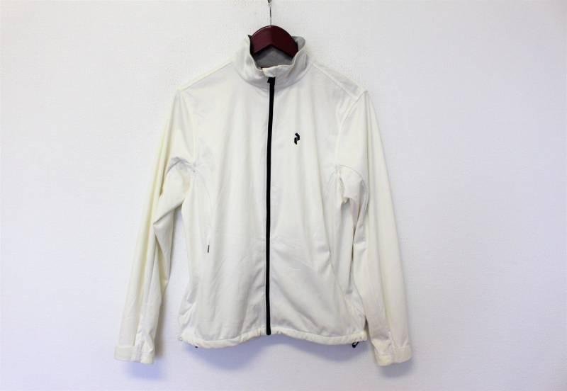 Track Jacke Peak Performance Weiß Trainingsjacke Läuft Parka Damen Sakko Große Joggen von EnjoyMyVintage