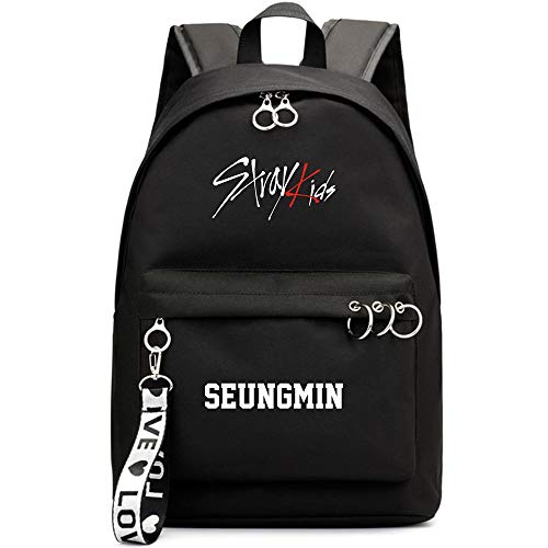 Stray Kids Lässige Daypacks Stray Kids Rucksack Schultaschen Reiserucksack Rucksäcke Wanderrucksäcke Modisch Backpacks für Frauen und Männer von EnjoyYourLife