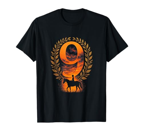 Pferde Reiterin Pferd Mädchen Tochter Schwester T-Shirt von Enkelin Geburtstag Geburtstagsgeschenk