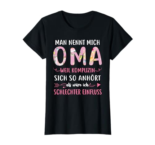 Man Nennt Mich Oma Weil Komplizin Großmutter Geschenk T-Shirt von Enkelin & 2020 Witzige Motive