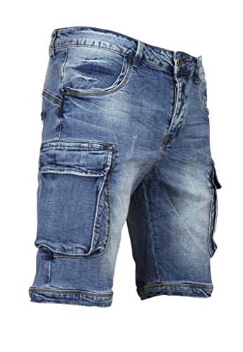 Enos Jeanshose Kurz - Kurze Jeans Shorts - J- - Blau von Enos