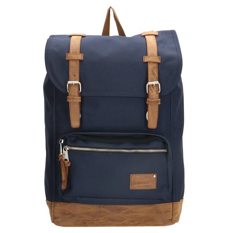 ENRICO BENETTI SANTIAGO Laptop Rucksack 17"-Blau von Enrico Benetti