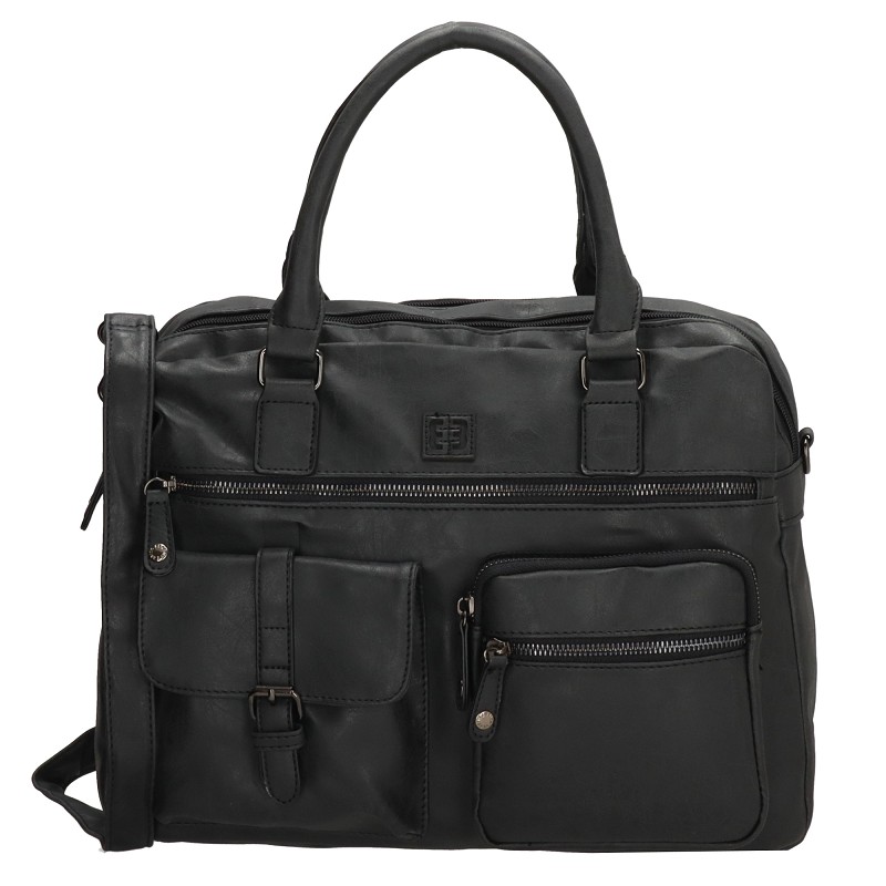 Enric Benetti Ardèche Handtasche 15"-Black von Enrico Benetti