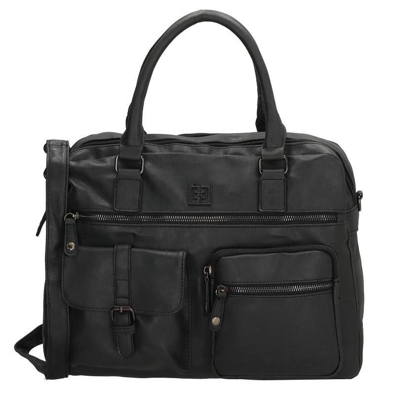 Enric Benetti Ardèche Handtasche 15"-Black von Enrico Benetti