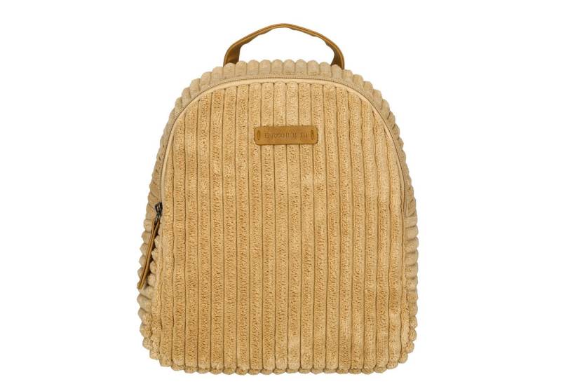 Enrico Benetti Freizeitrucksack Damen Rucksack klein (Cityrucksack, Freizeitrucksack leicht), aus weichem Cord ähnlichem Stoff von Enrico Benetti