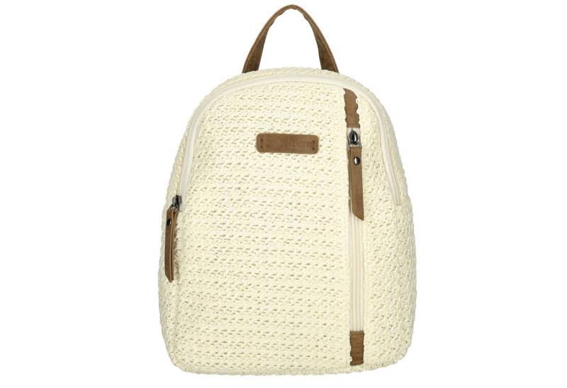 Enrico Benetti Freizeitrucksack Rucksack Damen klein - Cityrucksack - Freizeitrucksack leicht (mit verstellbaren Schultergurten, Freizeitrucksack leicht), aus Polyester in toller Bastoptik von Enrico Benetti