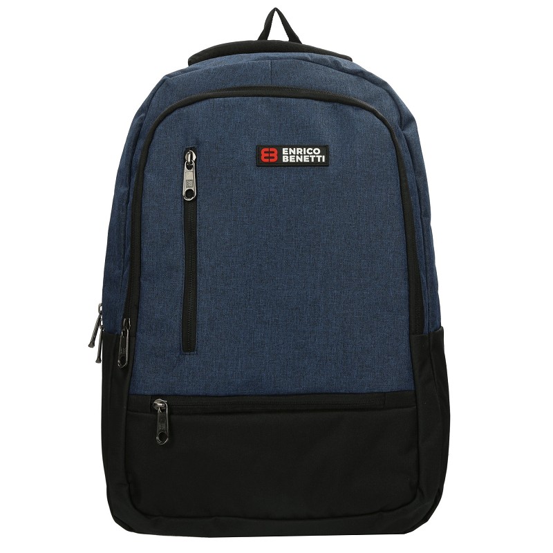 Enrico Benetti Hamburg 15'' Laptop Rucksack-Blau von Enrico Benetti