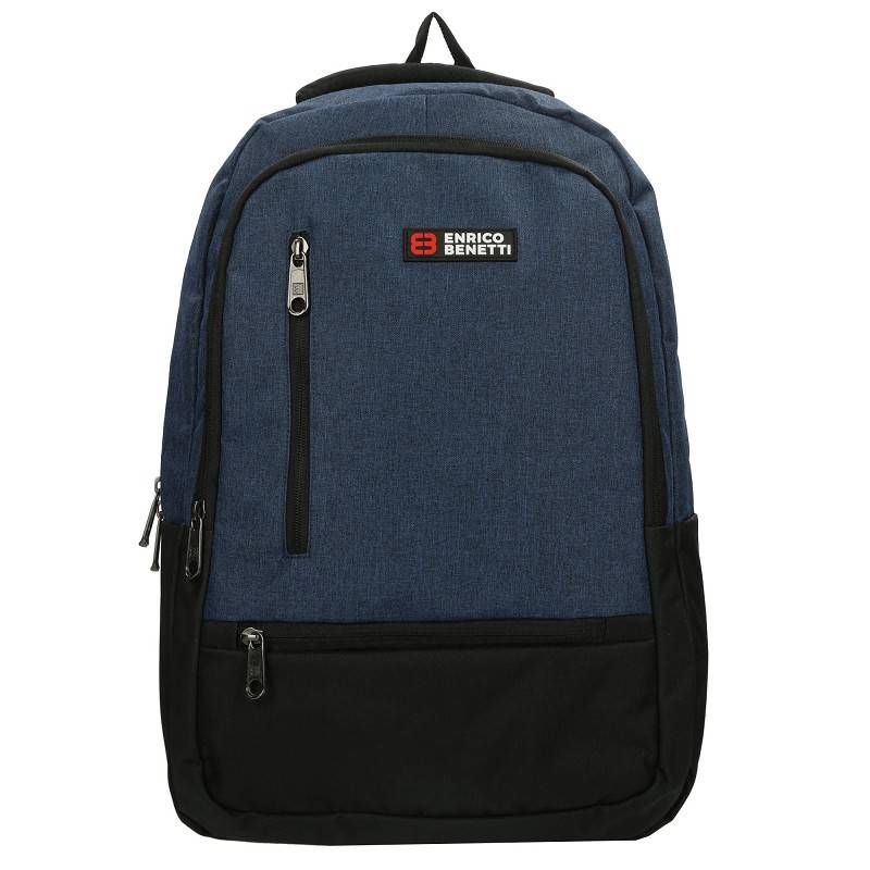 Enrico Benetti Hamburg 15'' Laptop Rucksack-Blau von Enrico Benetti