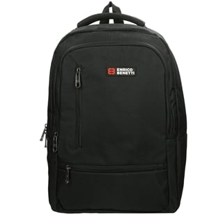 Enrico Benetti Hamburg 15'' Laptop Rucksack-Schwarz von Enrico Benetti