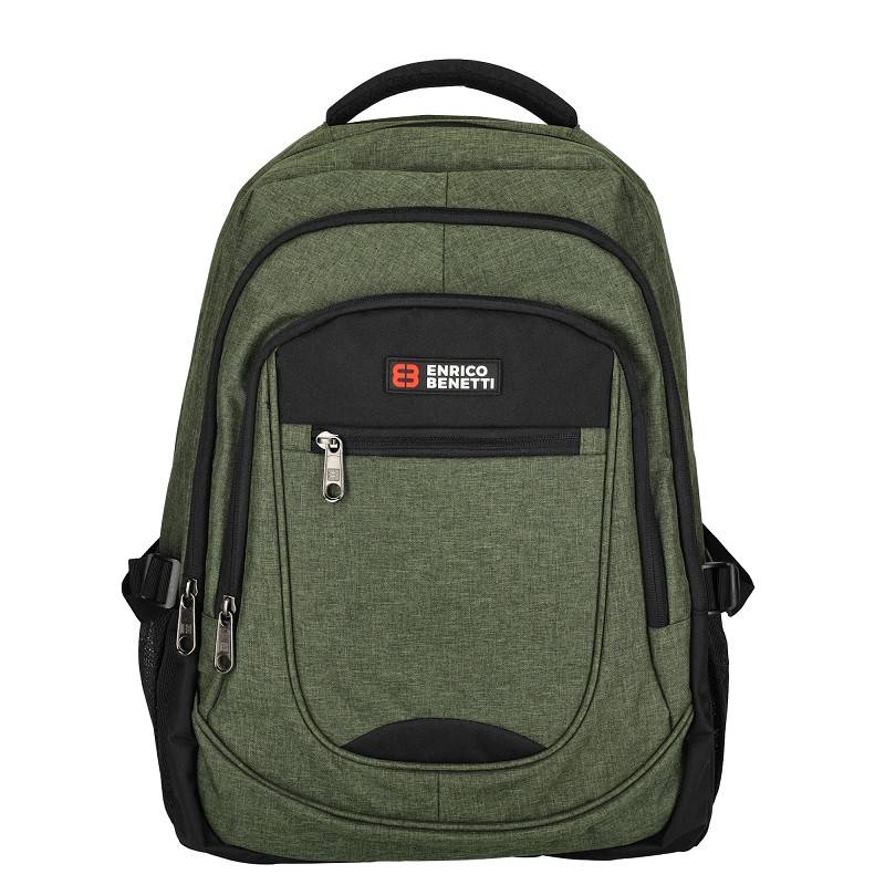 Enrico Benetti Hamburg 17'' Laptop Rucksack-Olive von Enrico Benetti