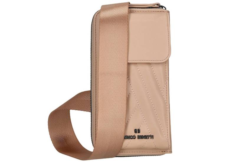 Enrico Benetti Handytasche Kleine Umhängetasche Damen - mit Geldbörse (2in1 Crossbody Tasche, 1-tlg., zum umhängen), kompatibel mit Apple iPhone 13, 14, 15, 16 Pro, Pro Max, Plus von Enrico Benetti