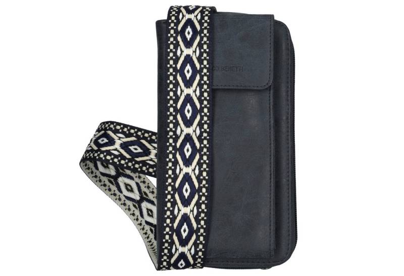 Enrico Benetti Handytasche Kleine Umhängetasche Damen - mit Geldbörse (2in1 Crossbody Tasche, 1-tlg., zum umhängen), kompatibel mit Apple iPhone 13, 14, 15, 16 Pro, Pro Max, Plus von Enrico Benetti