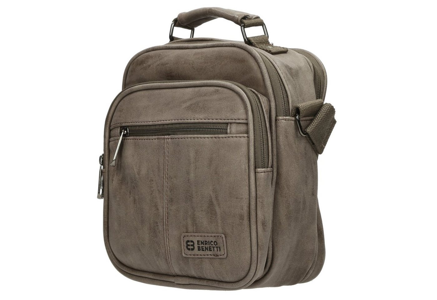 Enrico Benetti Henkeltasche Fliegertasche Kunstleder (Stück, 1-tlg., 1 Tasche), Reportertasche Arbeitstasche von Enrico Benetti