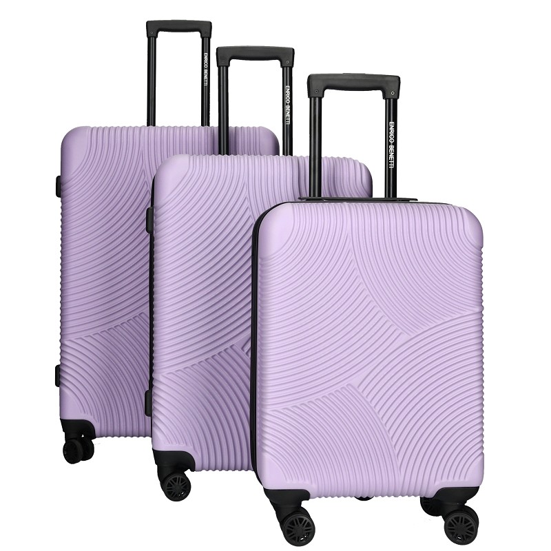 Enrico Benetti Louisville kofferset 3 teilig-Lilac von Enrico Benetti