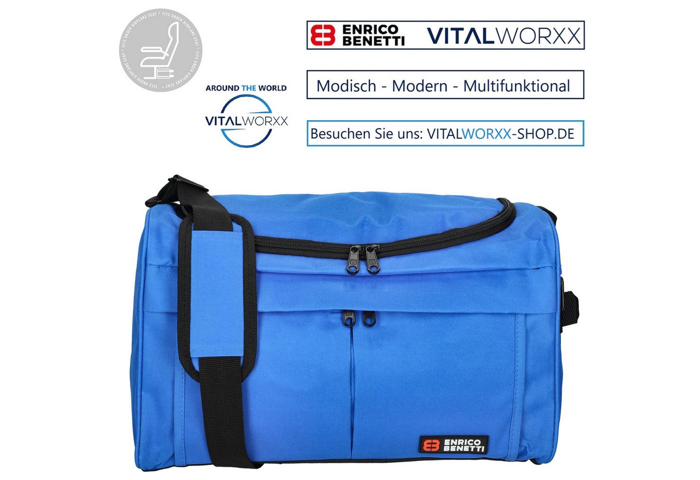 Enrico Benetti Reisetasche Reisetasche ENRICO BENETTI kompakte Sporttasche Fitnesstasche Enrico Benetti Reisetasche Reisetasche ENRICO BENETTI kompakte Sporttasche Fitnesstasche von Enrico Benetti