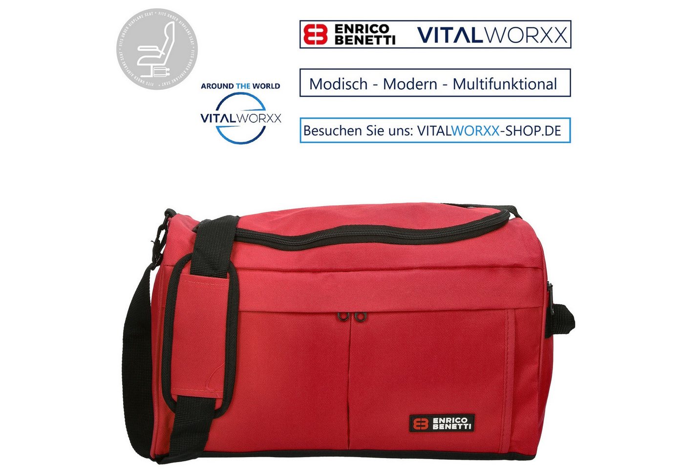 Enrico Benetti Reisetasche Reisetasche ENRICO BENETTI kompakte Sporttasche Fitnesstasche Enrico Benetti Reisetasche Reisetasche ENRICO BENETTI kompakte Sporttasche Fitnesstasche von Enrico Benetti