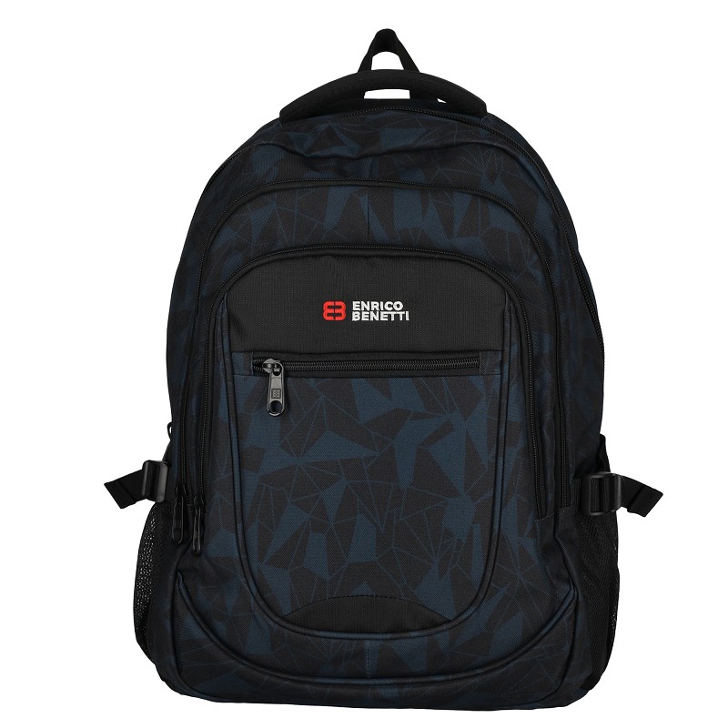Enrico Benetti Santa Cruz 17.3'' Laptop Rucksack-Schwarz Blau von Enrico Benetti