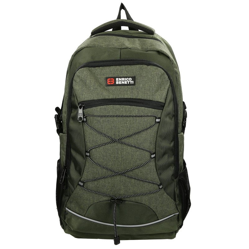 Enrico Benetti Yellow Stone 17'' Laptop Rucksack-Olive von Enrico Benetti