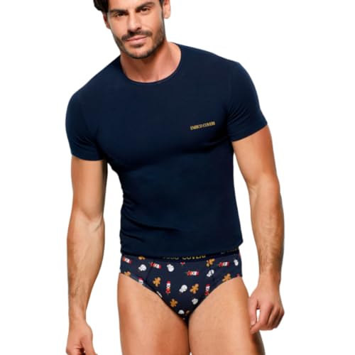 Coveri Herren-Unterwäsche, Geschenkidee, 1.Blu.Slip, Small-Medium von Enrico Coveri