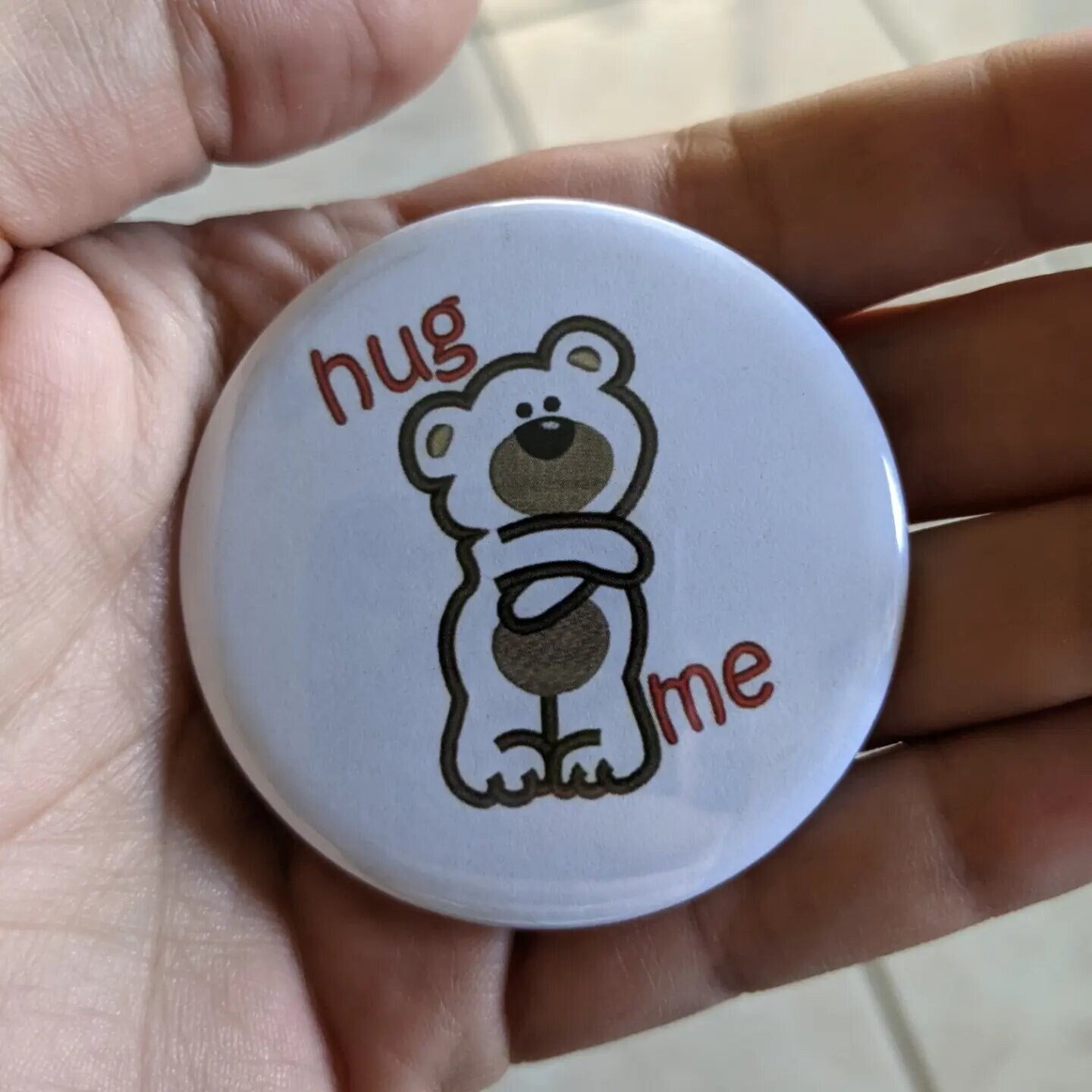 Set Von 5 - Hug Me Teddybär Pin Button Set Von 5 - Hug Me Teddybär Pin Button von EnrouteToParadise