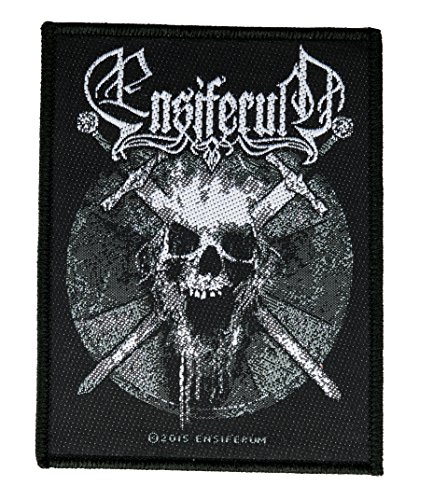 Ensiferum Aufnäher - Skull Shield Patch - Gewebt & Lizenziert !! von Ensiferum