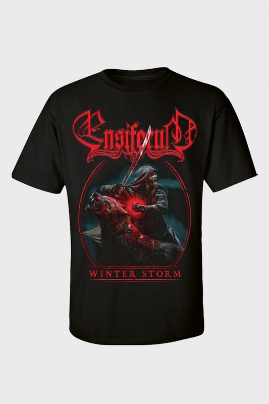 Ensiferum T-Shirt - Winter storm - S bis M - für Männer - Größe M - schwarz  - Lizenziertes Merchandise! von Ensiferum