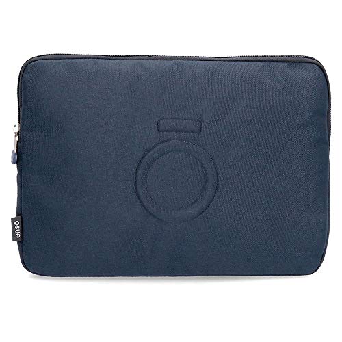 Enso Basic Tablettenbehälter Blau 30x22x2 cms Polyester Bis zu 12" von Enso