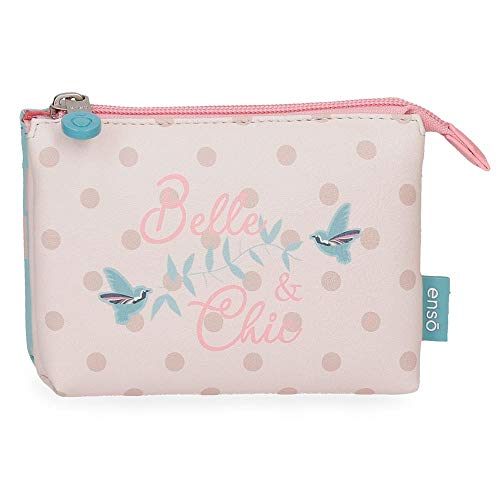 Enso Belle and Chic Brieftasche mit Münzfach Mehrfarbig 14x10x3,5 cms PVC von Enso