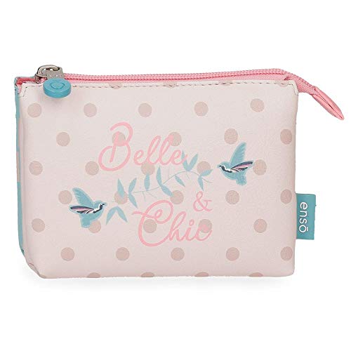 Enso Belle and Chic Brieftasche mit Münzfach Mehrfarbig 14x10x3,5 cms PVC von Enso