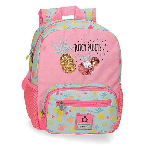 Enso Juicy Fruits Kleiner Wanderrucksack Mehrfarbig 23x28x10 cms Polyester von Enso