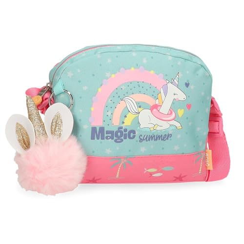 Enso Magic Summer Umhängetasche Mehrfarbig 20,5 x 16,5 x 6 cm Polyester von Joumma Bags, bunt, Umhängetasche von Enso