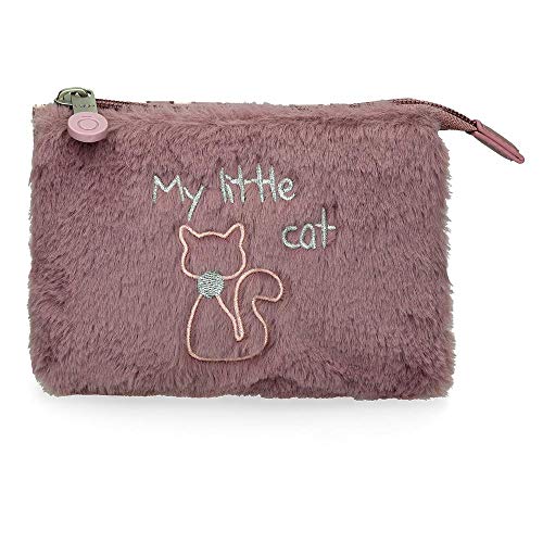 Enso My little cat Geldbörse Violett 14x10x3,5 cms PVC und Polyester von Enso