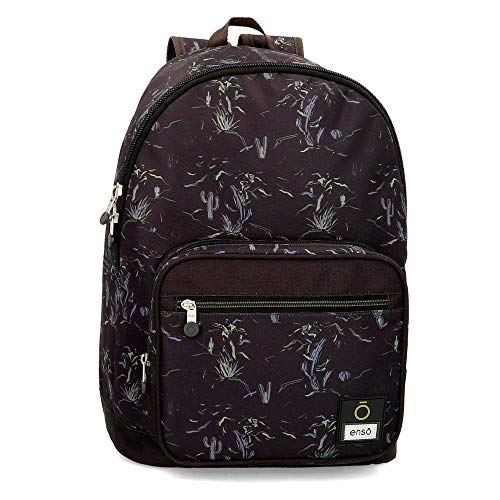 Enso West An Trolley anpassbarer Rucksack Schwarz 31x42x15 cms Polyester 23.94L von Enso